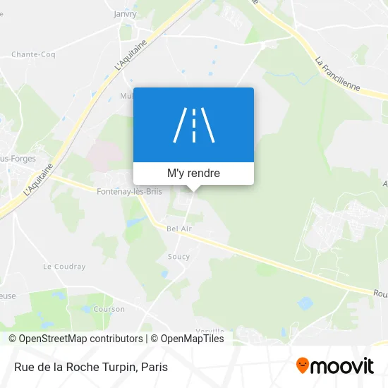 Rue de la Roche Turpin plan