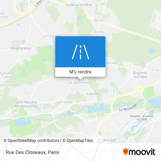 Rue Des Closeaux plan