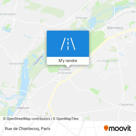 Rue de Chantecoq plan