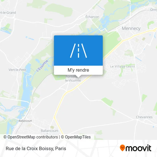 Rue de la Croix Boissy plan