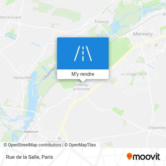 Rue de la Salle plan