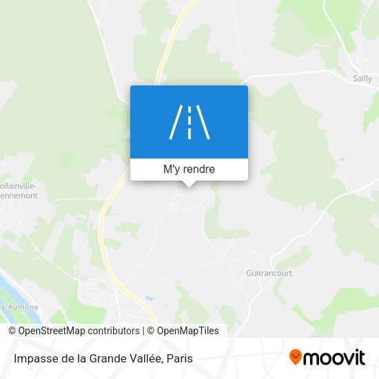 Impasse de la Grande Vallée plan