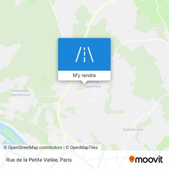 Rue de la Petite Vallée plan