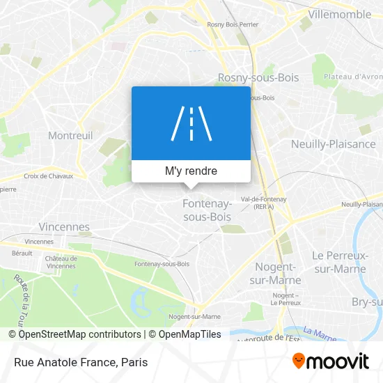 Rue Anatole France plan