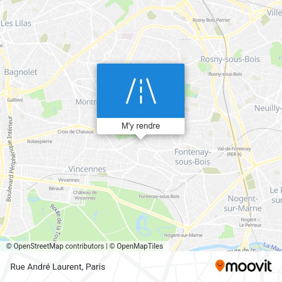 Rue André Laurent plan