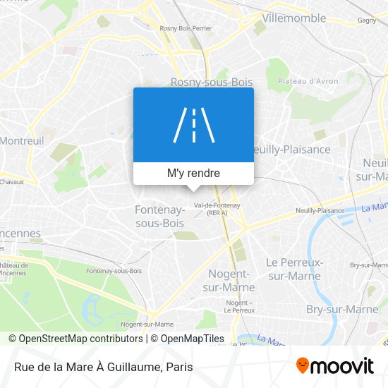 Rue de la Mare À Guillaume plan