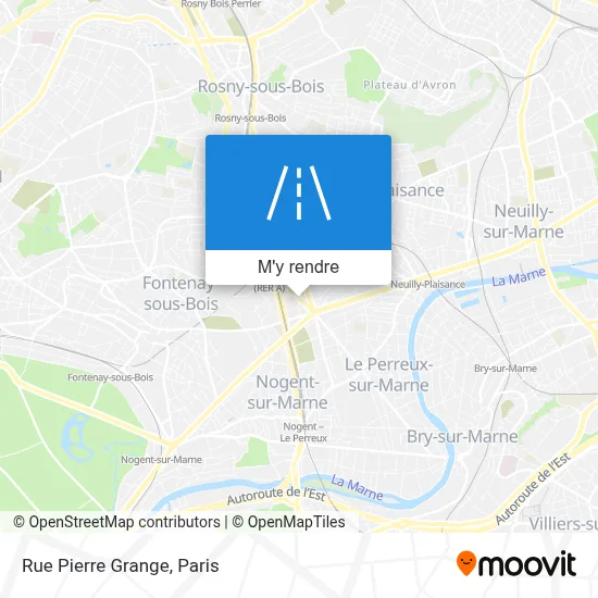 Rue Pierre Grange plan