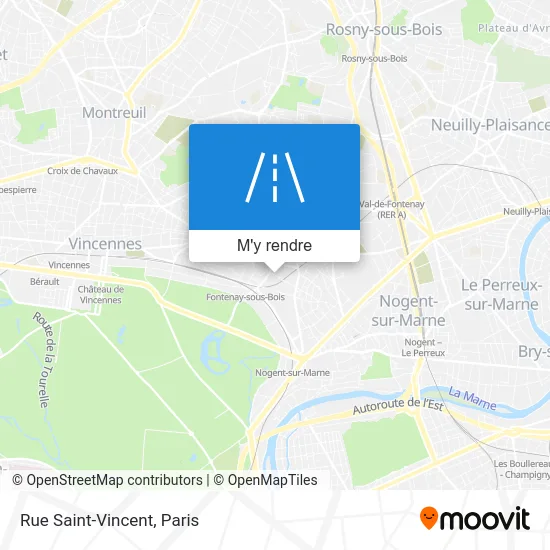 Rue Saint-Vincent plan