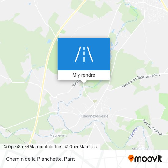 Chemin De La Planchette plan