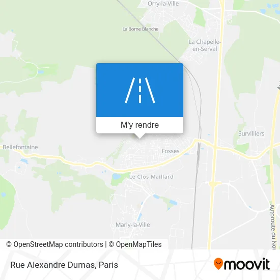 Rue Alexandre Dumas plan