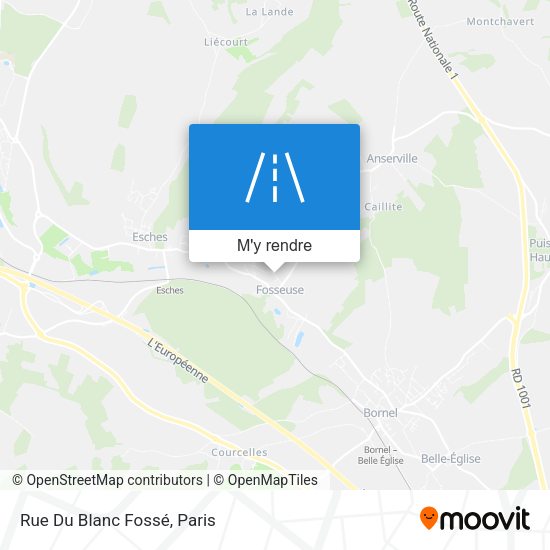 Rue Du Blanc Fossé plan