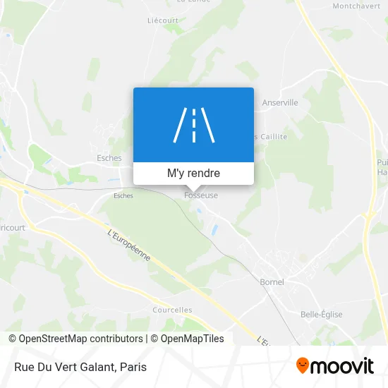 Rue Du Vert Galant plan