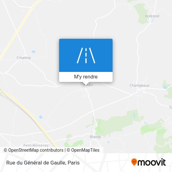 Rue du Général de Gaulle plan