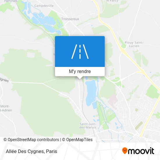 Allée Des Cygnes plan