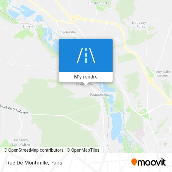 Rue De Montmille plan