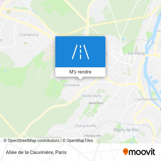 Allée de la Cauvinière plan