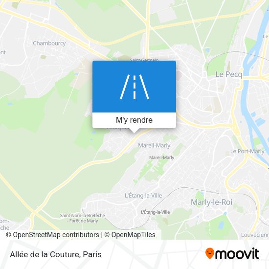 Allée de la Couture plan