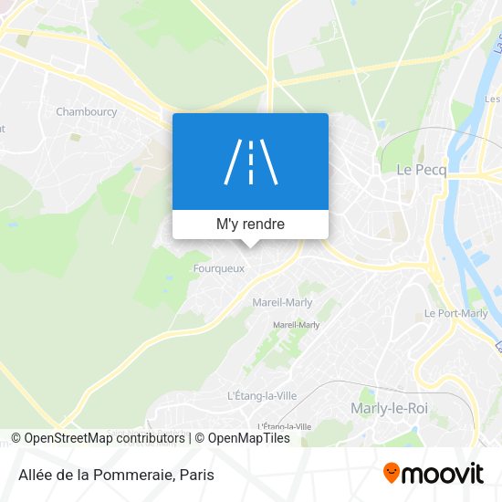 Allée de la Pommeraie plan