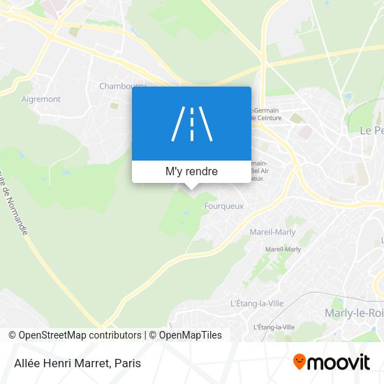Allée Henri Marret plan