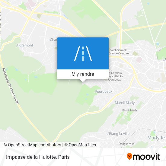 Impasse de la Hulotte plan