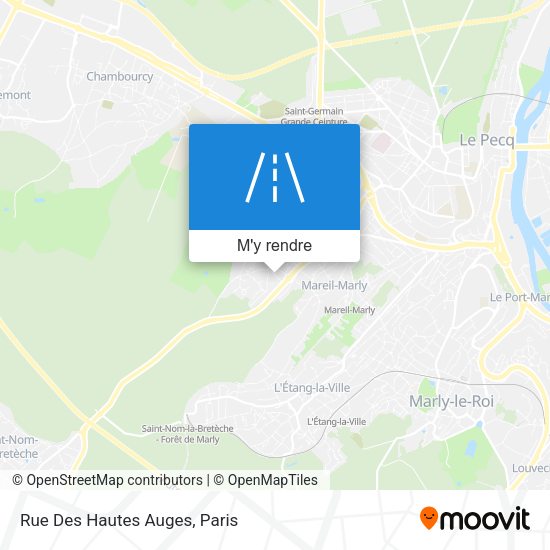 Rue Des Hautes Auges plan
