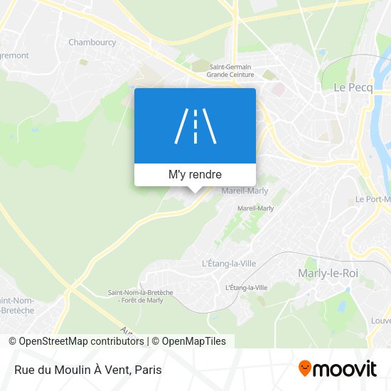 Rue du Moulin À Vent plan
