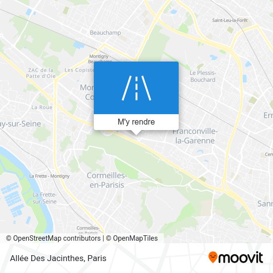 Allée Des Jacinthes plan