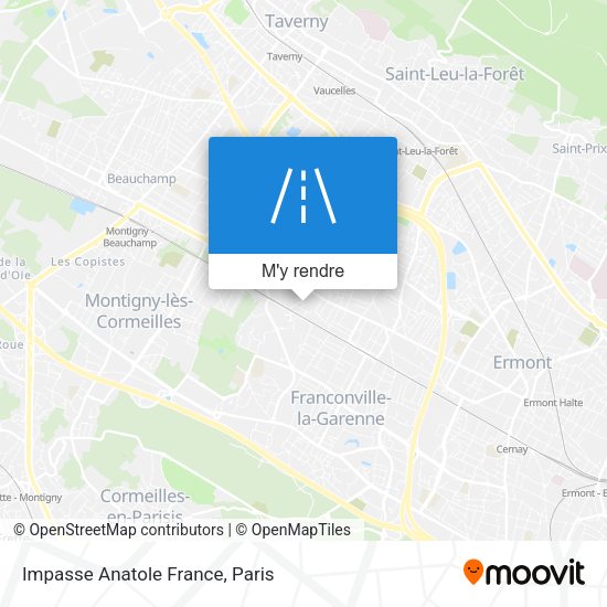Impasse Anatole France plan