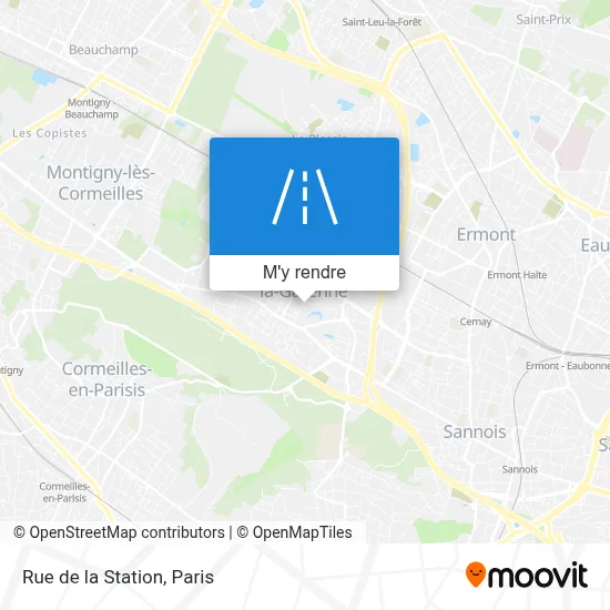 Rue de la Station plan