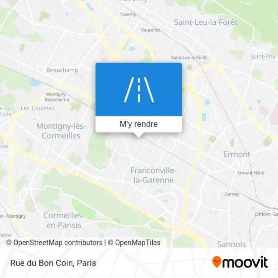 Rue du Bon Coin plan