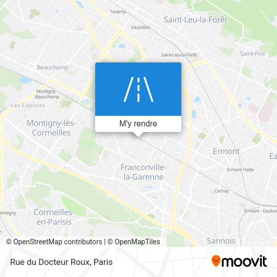Rue du Docteur Roux plan