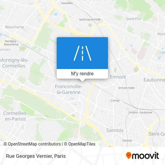 Rue Georges Vernier plan
