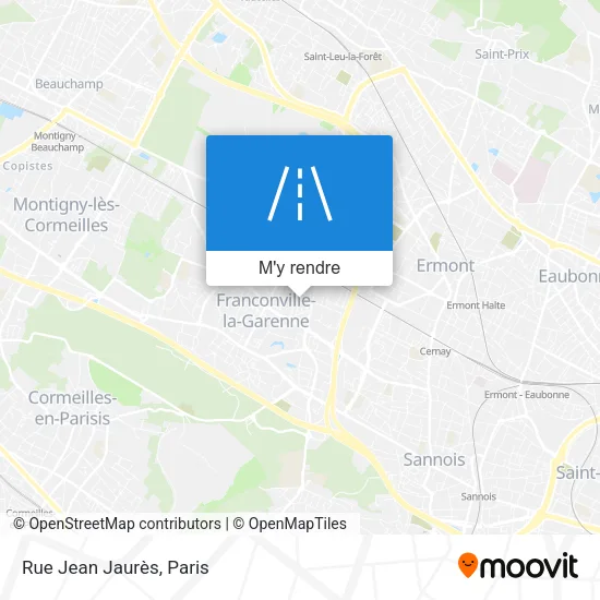 Rue Jean Jaurès plan