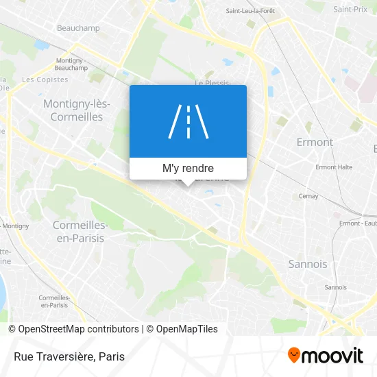 Rue Traversière plan