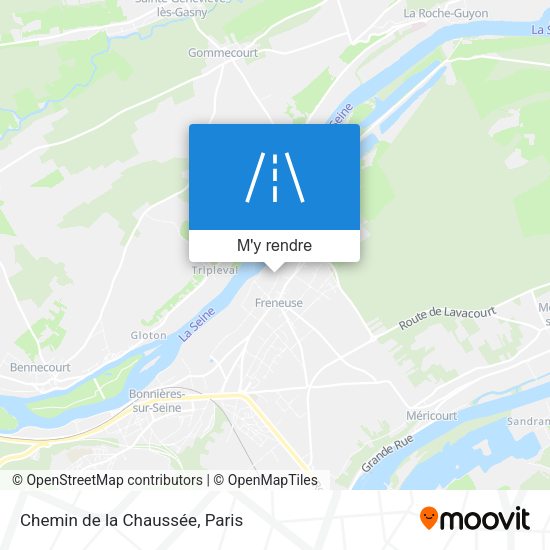 Chemin de la Chaussée plan