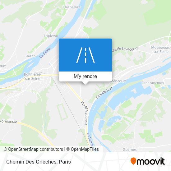 Chemin Des Grièches plan