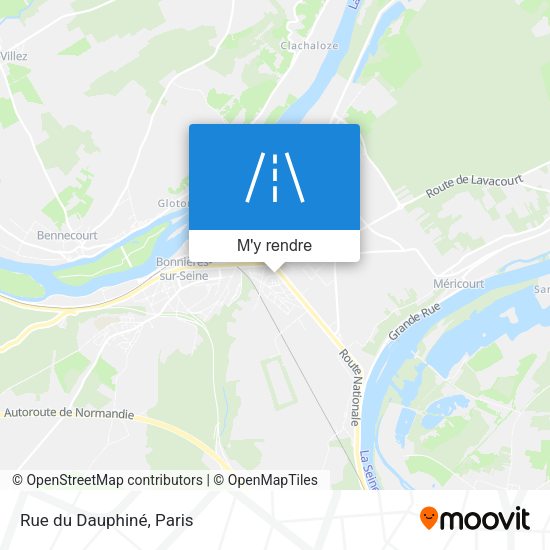 Rue du Dauphiné plan
