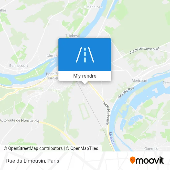 Rue du Limousin plan