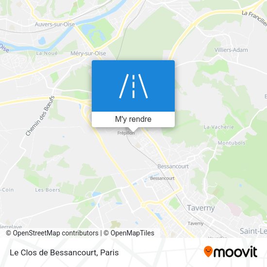 Le Clos de Bessancourt plan