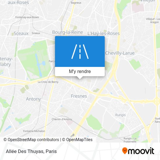 Allée Des Thuyas plan