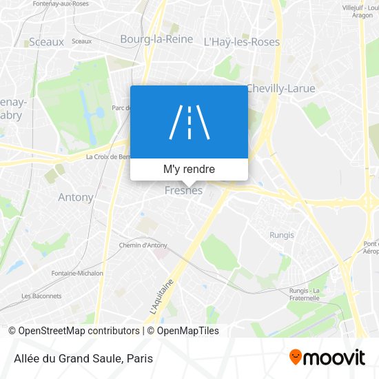 Allée du Grand Saule plan