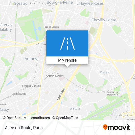 Allée du Roule plan