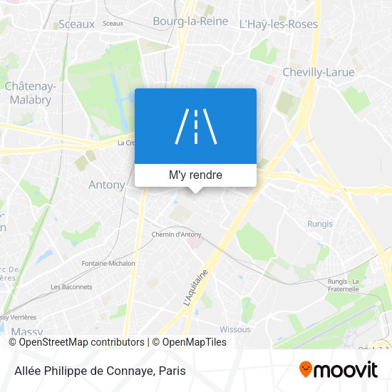 Allée Philippe de Connaye plan