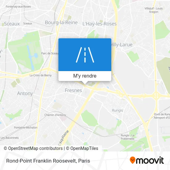 Rond-Point Franklin Roosevelt plan