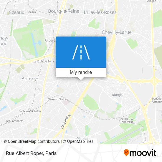 Rue Albert Roper plan