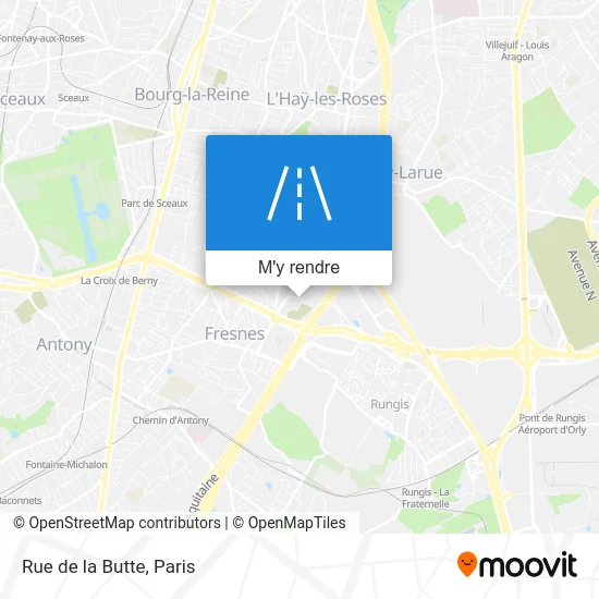 Rue de la Butte plan