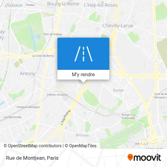 Rue de Montjean plan