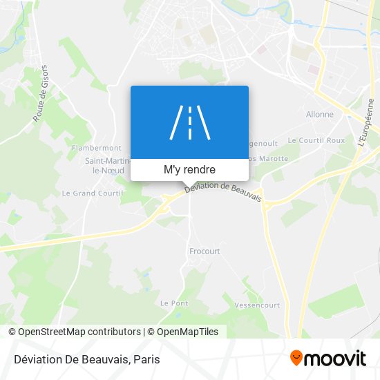 Déviation De Beauvais plan