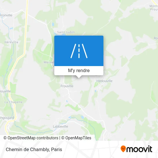 Chemin de Chambly plan