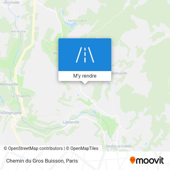 Chemin du Gros Buisson plan